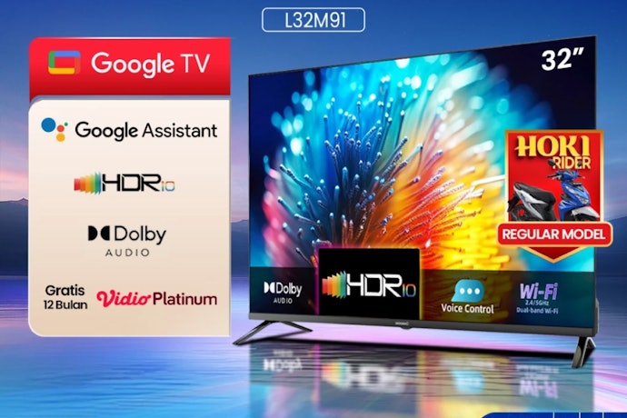 Untuk ruangan sempit seperti apartemen studio atau kosan, pilih ukuran 32 inch dan resolusi HD