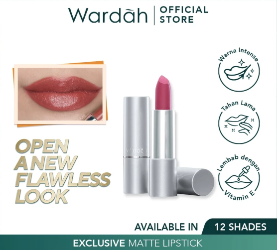 Lipstik Wardah Exclusive: Pilihan orange dan red shade yang membuat Anda terlihat lebih lively
