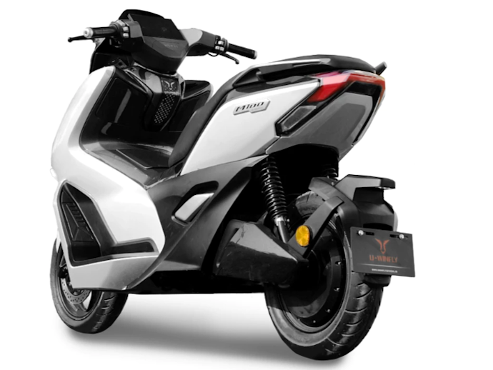 Motor listrik Uwinfly, dibekali sistem Smart Key sehingga motor lebih aman dari pencurian