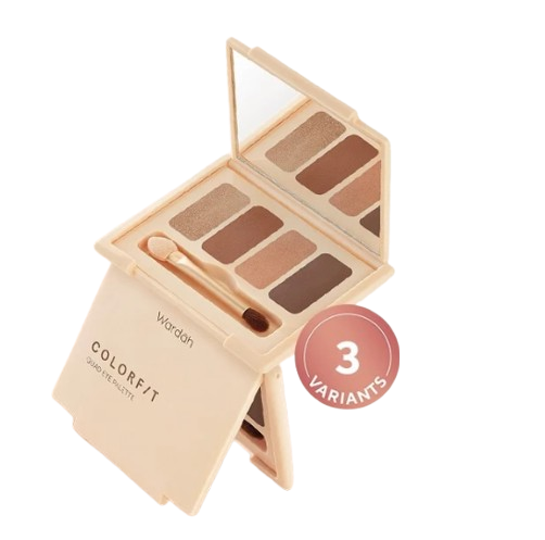 Colorfit Quad Eye: Varian eyeshadow Wardah terbaru yang cocok untuk pemula