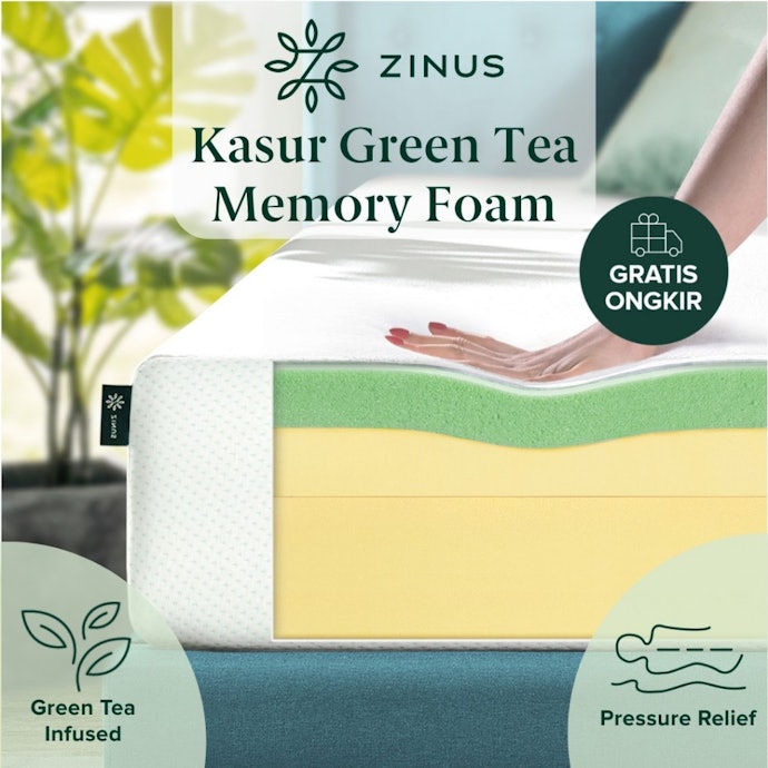 Kasur busa: Royal Foam, INOAC, dan Zinus