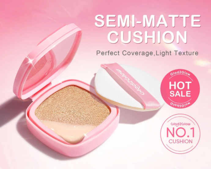 Kulit kombinasi: Pilih cushion dengan finish satin atau semi matte agar wajah terlihat lebih sehat dan segar