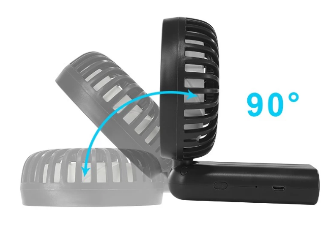 Handheld dan foldable, mudah diarahkan sesuai preferensi