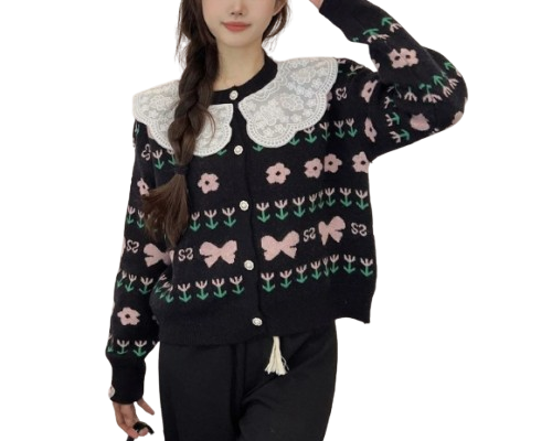 KOUYOO: Berikan sentuhan trendi dan modern dengan model cardigan wanita Korea