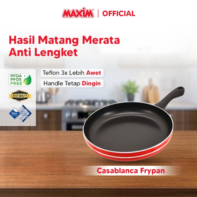 Maxim: Dibekali ceramic coating premium yang lima kali lebih antilengket dan antigores