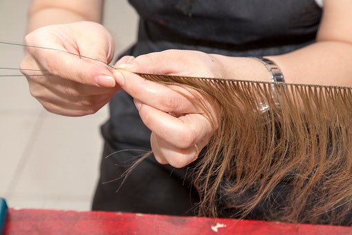 Monofilament wig: Untuk kulit kepala sensitif