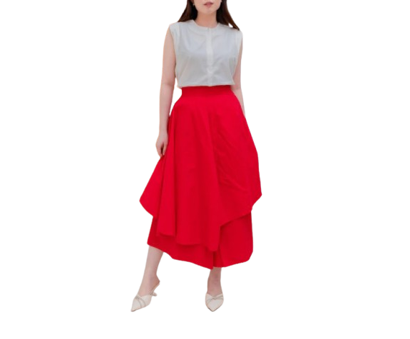 Cherry Skirt dari Stellar: Desain tumpuknya eye-catching dan samarkan kaki yang besar