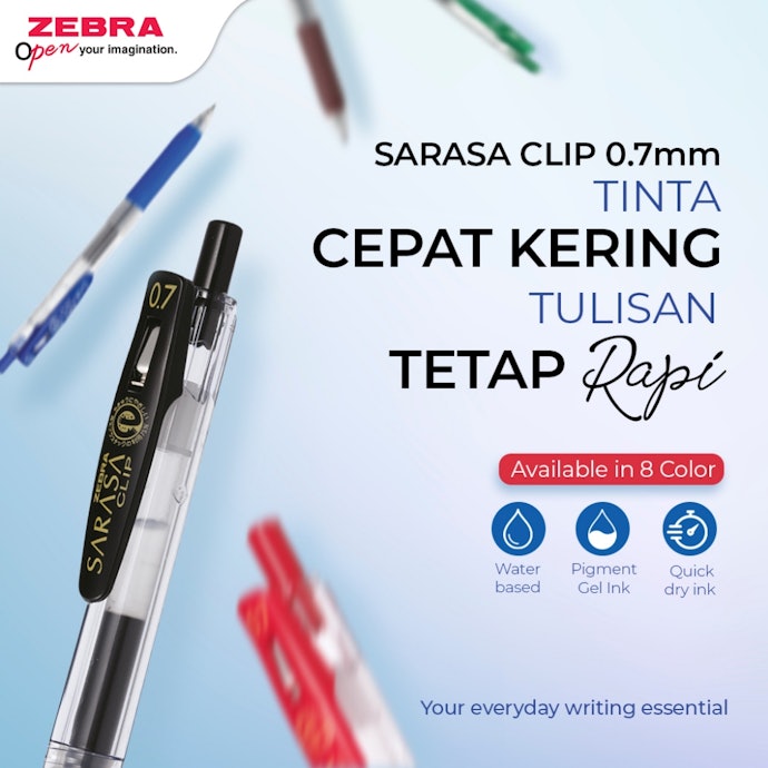 Tinta air: Lebih enteng untuk dipakai setiap hari