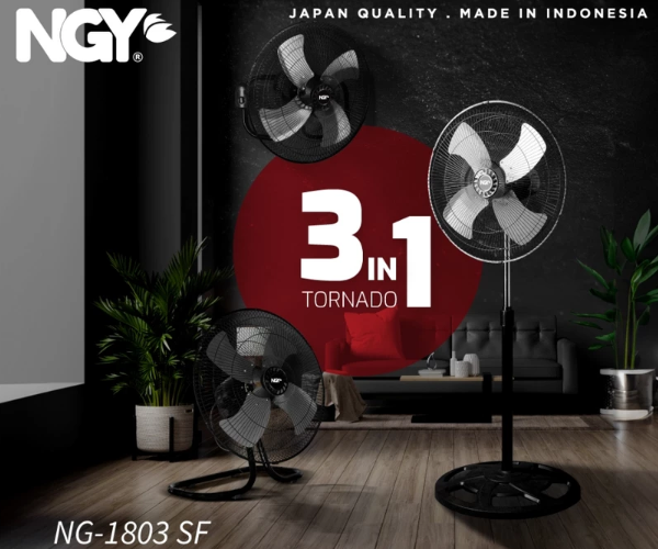 Nagoya: Kipas angin besar dengan embusan yang kuat dan jauh