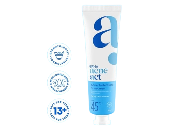 Pilih sunscreen bertekstur watery atau gel dengan minimal SPF30 dan PA+++