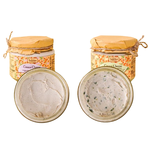 Bagi Anda yang menghindari produk susu karena intoleransi laktosa, cari cream cheese vegan berbasis santan atau kacang