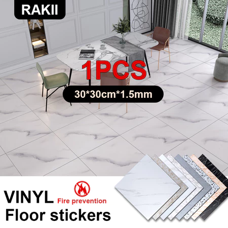 Agar pemasangan di sudut sempit lebih mudah, prioritaskan vinyl tile berukuran 30 x 30 cm