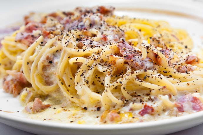Carbonara, saus creamy yang lembut di lidah