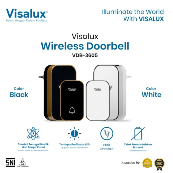 Utamakan bel rumah wireless jika ingin pemasangan lebih praktis