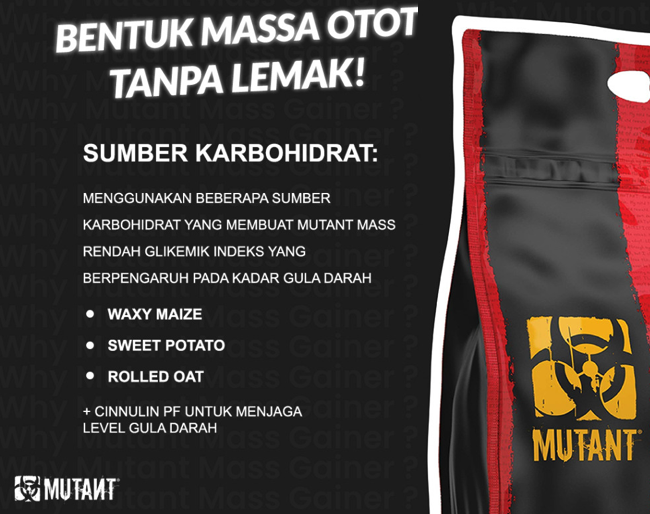 Jika memungkinkan, pilih gainer yang menambahkan karbohidrat kompleks sebagai sumber serat