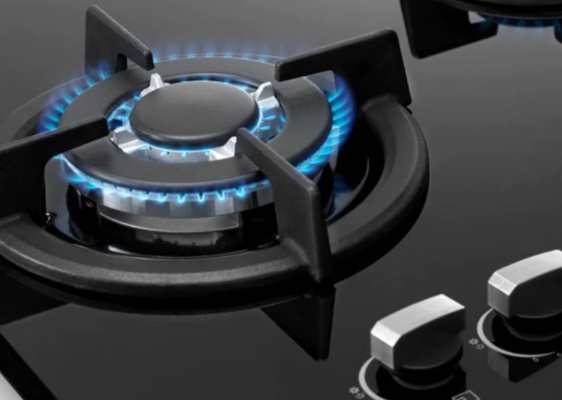 Manual, kompor yang bekerja dengan aliran gas