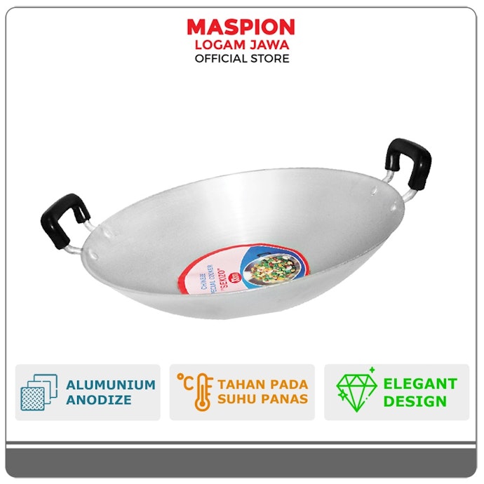 Maspion: Terbuat dari aluminium dengan teknik pressed yang halus dan ringan