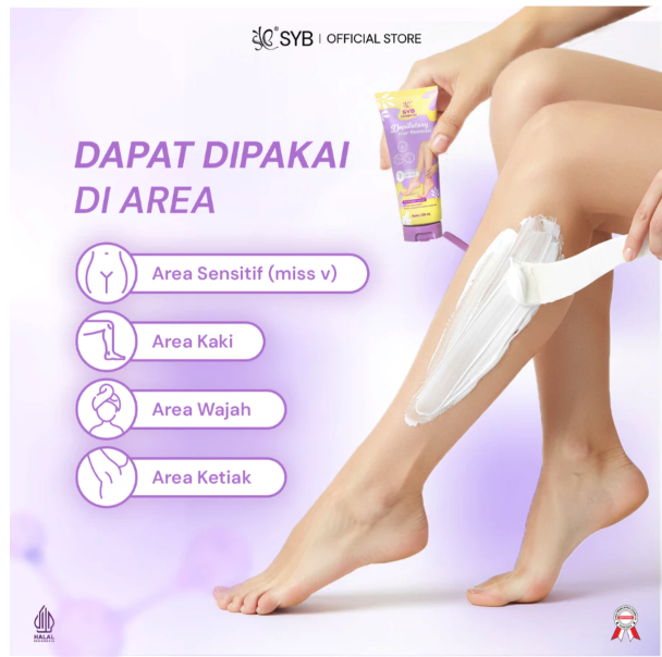 Area sensitif: Ketiak, wajah, dan miss V (bikini line)