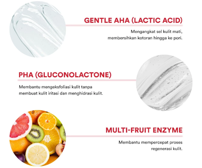 Untuk pemula yang kulitnya tidak bermasalah: Peeling gel yang mengandung AHA <8%