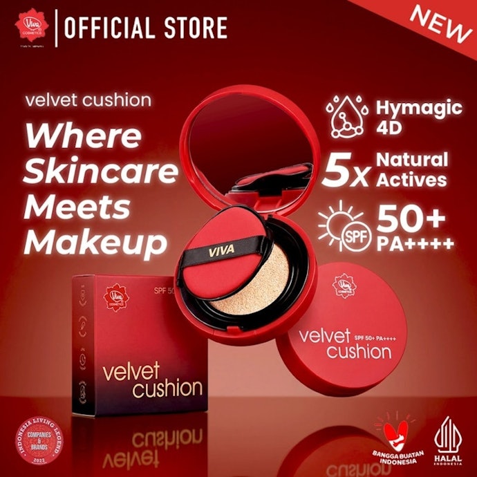 Jika Anda memiliki kulit berminyak, gunakan cushion dengan velvet matte atau satin matte finish