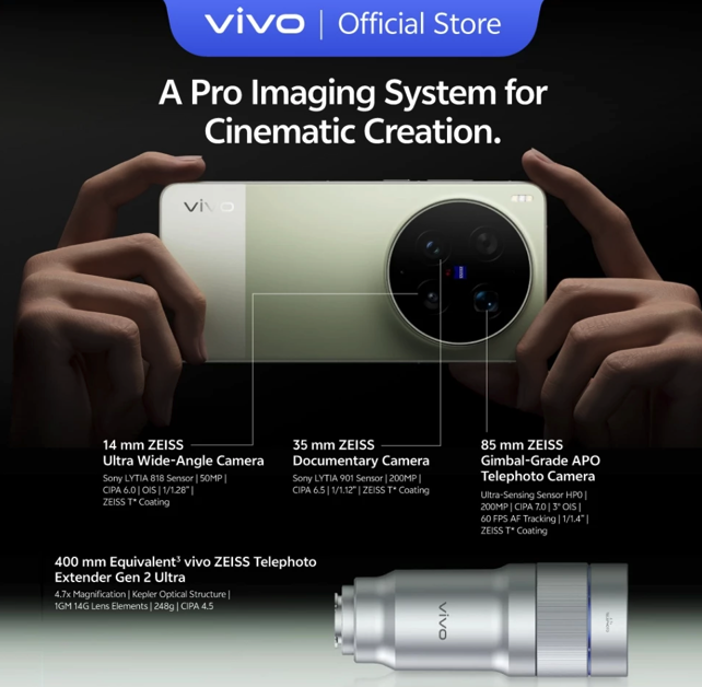 vivo menawarkan ruang eksplorasi lebih luas untuk fotografer mobile