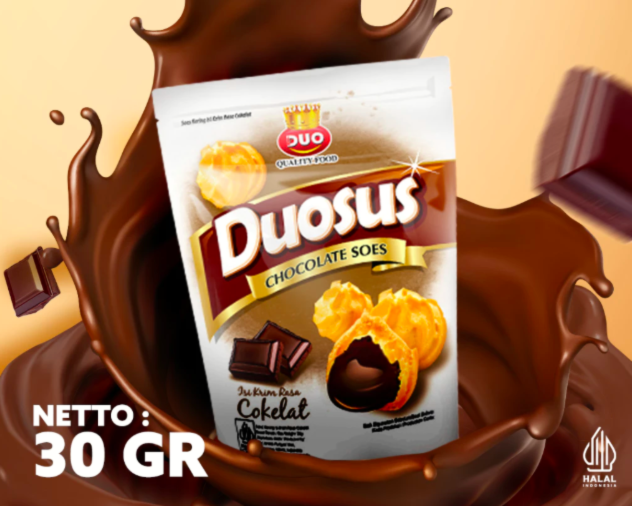 Duosus: Kue soes kering dengan isian krim manis beragam rasa