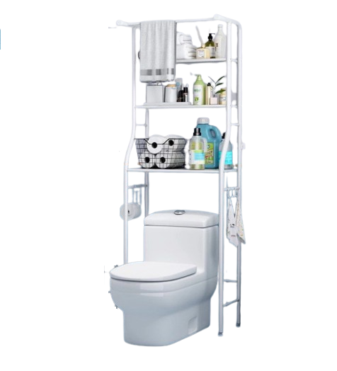 Rak berdiri, ringkas untuk kamar mandi minimalis