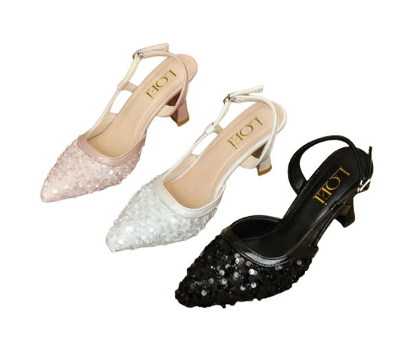 LOEI, hadir dengan block heels yang tebal dan tidak terlalu tinggi