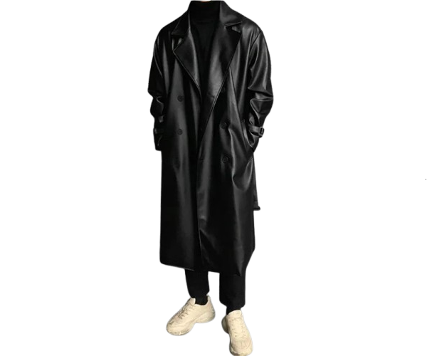 Khalifa Leather: Menyediakan long coat jacket model terbaru yang elegan dan fashionable