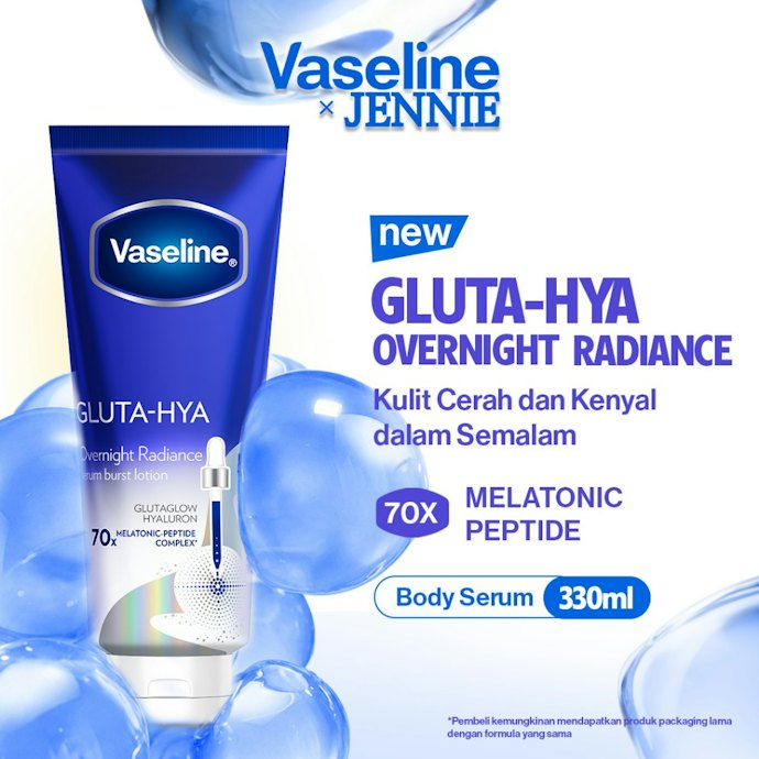 Untuk pemakaian malam hari: Cek varian Healthy Bright Night Repair atau Gluta-Hya Body Serum Overnight Radiance Repair