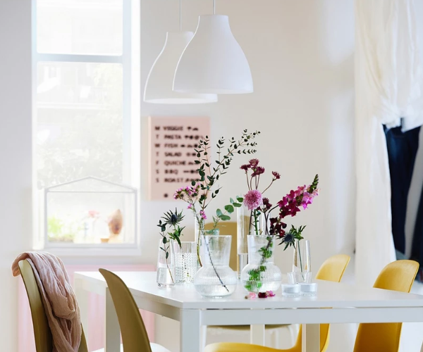 Ikea, lampu gantung minimalis dengan instalasi praktis