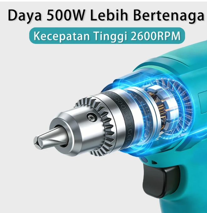 Untuk kebutuhan pekerjaan ringan hingga sedang, utamakan produk dengan daya kurang dari 800 watt