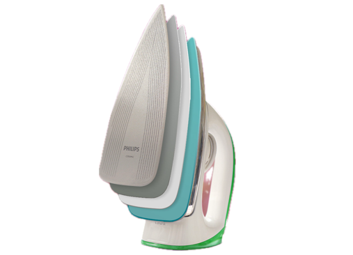Philips: Menghadirkan setrika dengan teknologi tapak yang canggih, seperti DynaGlide dan Durable Ceramic