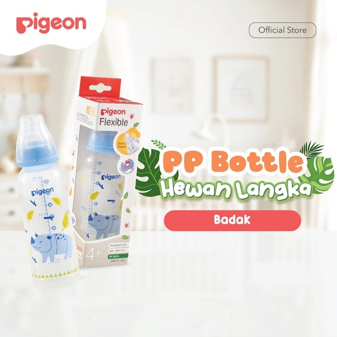 Slim Neck Nursing Bottle, berbentuk ramping sehingga lebih mudah digenggam