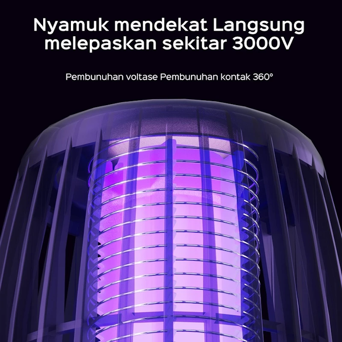 Jaring listrik, langsung membasmi nyamuk yang terperangkap