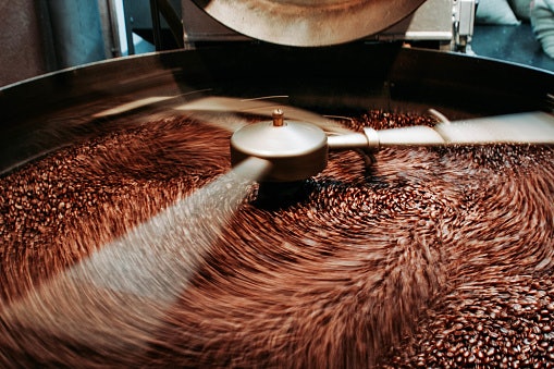 Double drum: Pemanggangan biji kopi akan menjadi lebih cepat