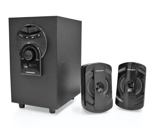 Speaker 2.1: Dibekali subwoofer untuk pengalaman lebih berkesan saat menikmati berbagai hiburan