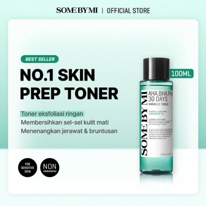Untuk mengatasi jerawat dan bekasnya: Pertimbangkan toner dengan AHA atau BHA untuk mendorong regenerasi kulit