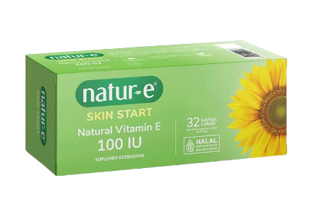 Untuk merawat kulit wajah: Vitamin E dengan kandungan 100-200 IU sudah cukup
