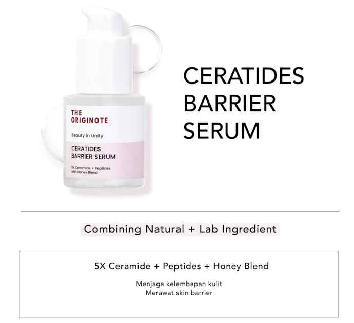 Ceratides Barrier Serum: Untuk bantu mengatasi kerusakan skin barrier