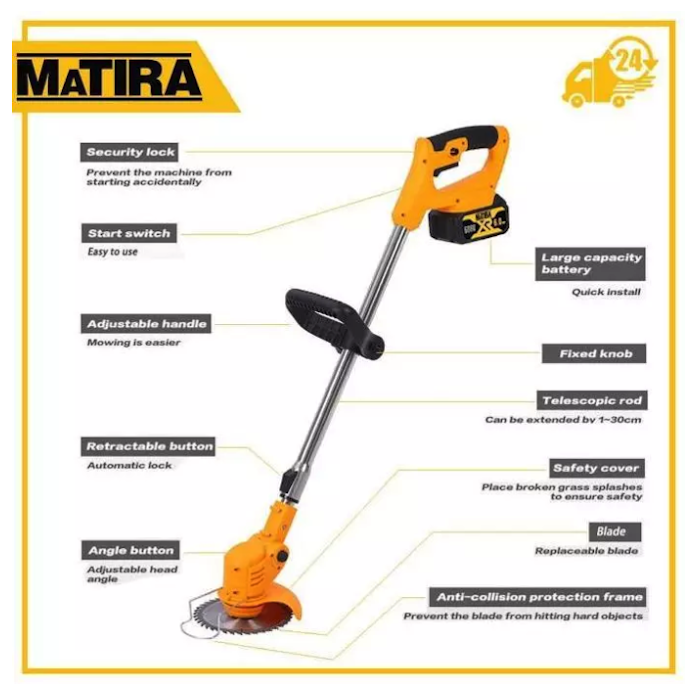MATIRA: Ideal bagi Anda yang mengutamakan bobot ringan dan putaran maksimal