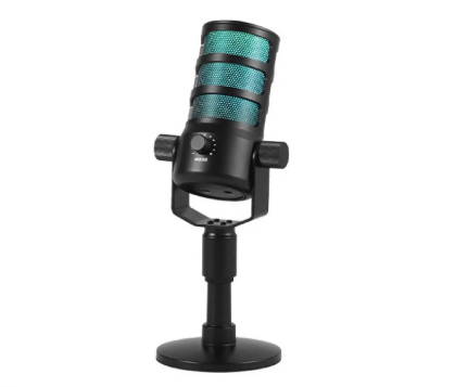 Condenser mic: Cocok untuk vlog profesional di studio atau dalam ruangan