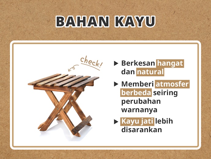 Kayu: Warnanya berubah seiring berjalannya waktu