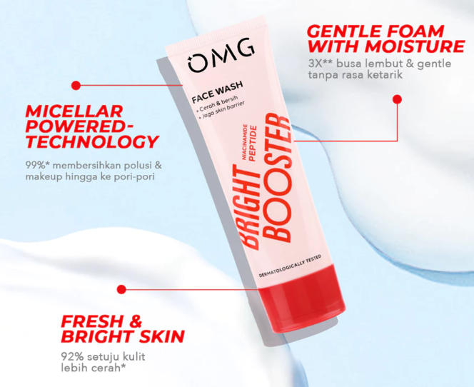 Face wash: Membersihkan 99% debu, polusi, kotoran, sampai sisa makeup
