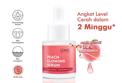 Untuk kulit kering & kusam: Tambahkan Peach Glowing Serum