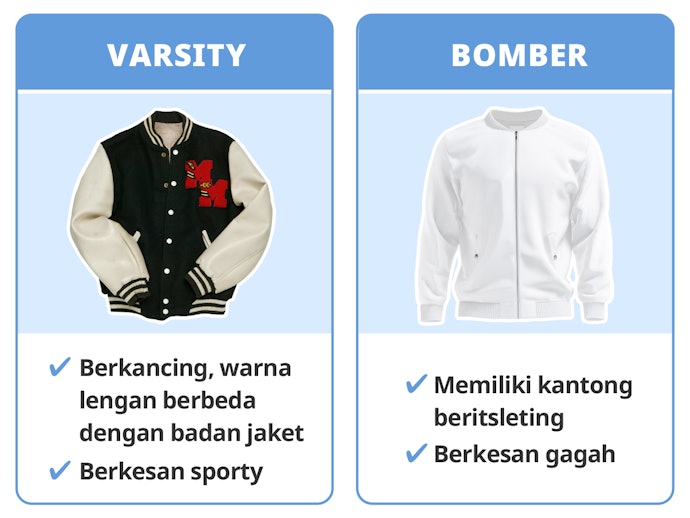 Bomber dan varsity: Outfit keren untuk hangout