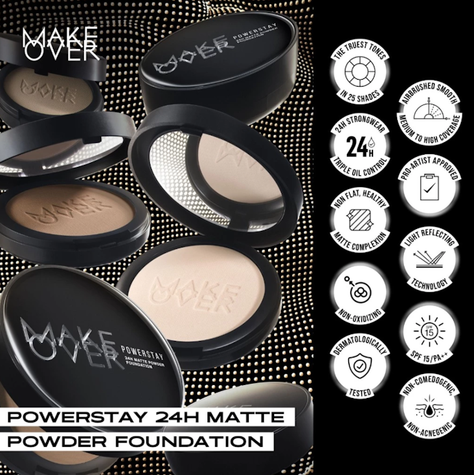 Jika Anda sering berada di luar ruangan: Pertimbangkan powder foundation dengan klaim SPF atau UV filter