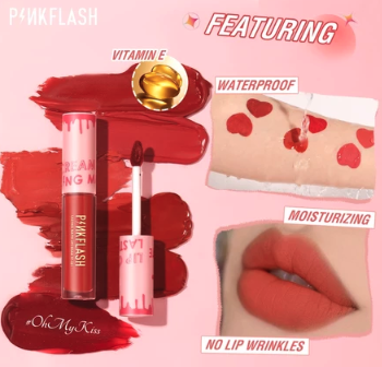 Waterproof: Warna lipstik tetap 'on' meski terkena air atau keringat