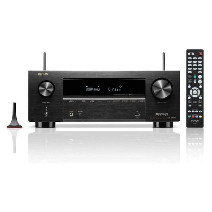 Untuk home theater, lebih praktis amplifier tipe AVR (AV Receiver)