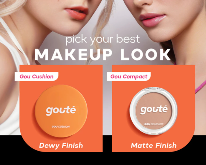 Kulit kering: Pilih Cushion dengan hasil akhir dewy atau radiant supaya tampak kenyal dan terhidrasi